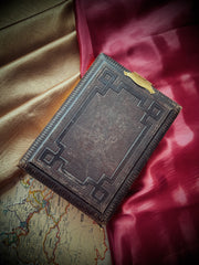 Victorian Leather Photo Album with Brass Clasp (Late 19th Century)
