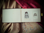 Victorian Leather Photo Album with Brass Clasp (Late 19th Century)
