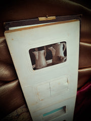 Victorian Leather Photo Album with Brass Clasp (Late 19th Century)