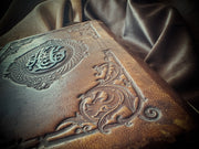 Antique Leather Notebook – “A de C” Monogram (Late 19th – Early 20th c.)