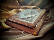 Antique Leather Notebook – “A de C” Monogram (Late 19th – Early 20th c.)