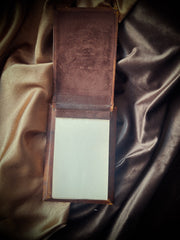Antique Leather Notebook – “A de C” Monogram (Late 19th – Early 20th c.)