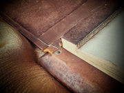 Antique Leather Notebook – “A de C” Monogram (Late 19th – Early 20th c.)