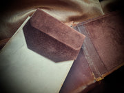 Antique Leather Notebook – “A de C” Monogram (Late 19th – Early 20th c.)