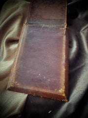 Antique Leather Notebook – “A de C” Monogram (Late 19th – Early 20th c.)