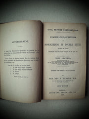 Book-Keeping by Double Entry – Rev. J. Hunter, M.A. (1866)
