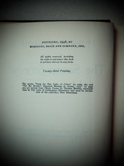 The Seven Storey Mountain – Thomas Merton (Harcourt, Brace and Company, New York, 1948 – Twenty-third Printing)