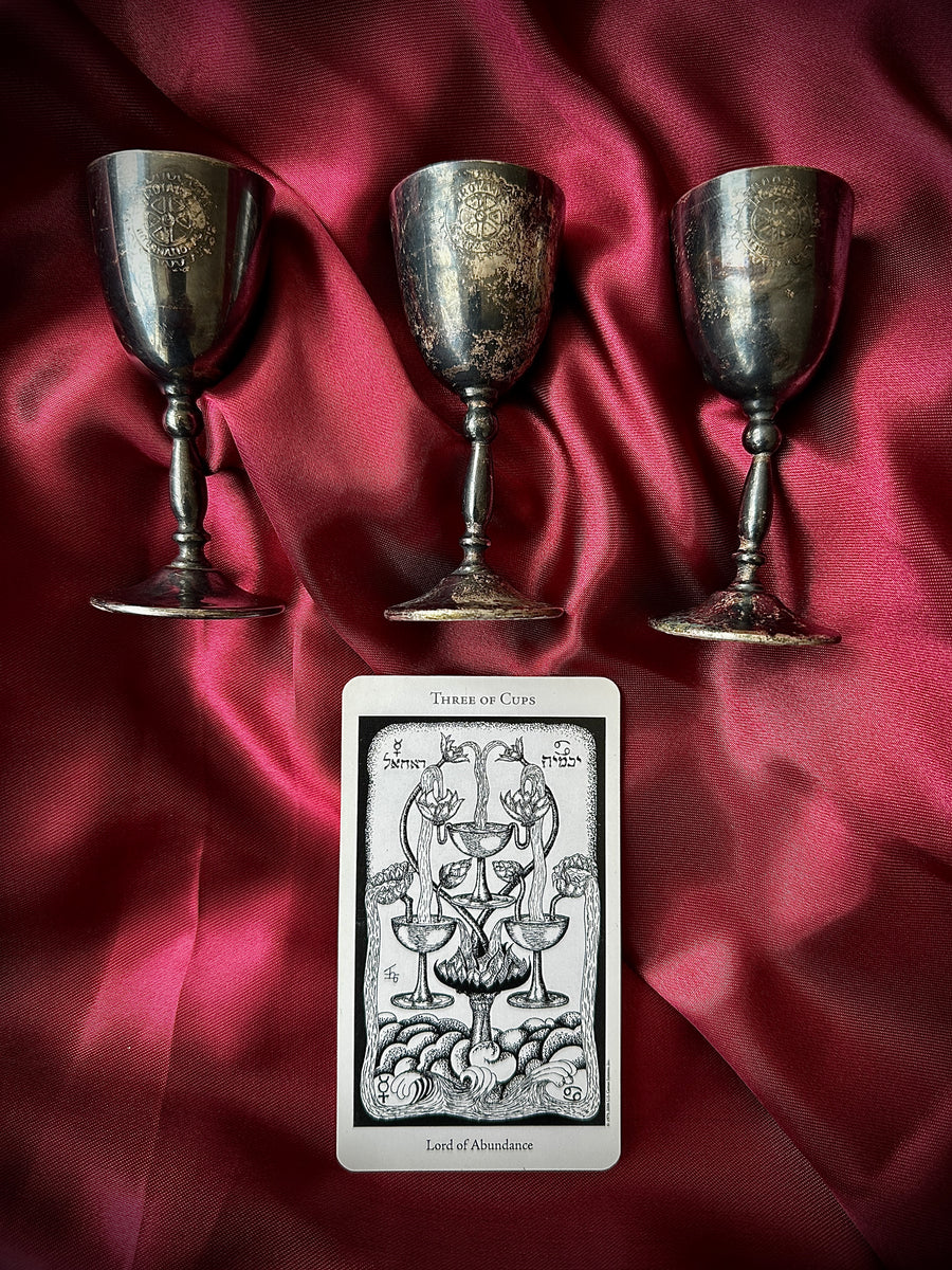 Set of 3 Rotary International Silver Goblets (1970s)