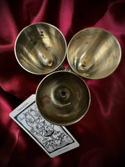 Set of 3 Rotary International Silver Goblets (1970s)