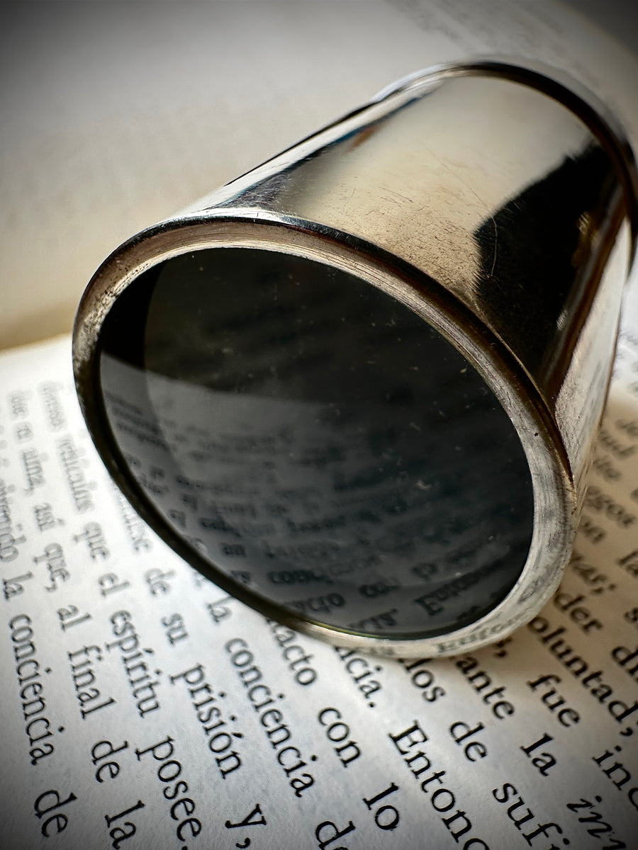 Vintage Jeweler’s Loupe (1950s Chrome Barrel Magnifier)